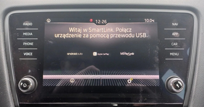 Skoda Octavia cena 79900 przebieg: 148264, rok produkcji 2019 z Nidzica małe 379